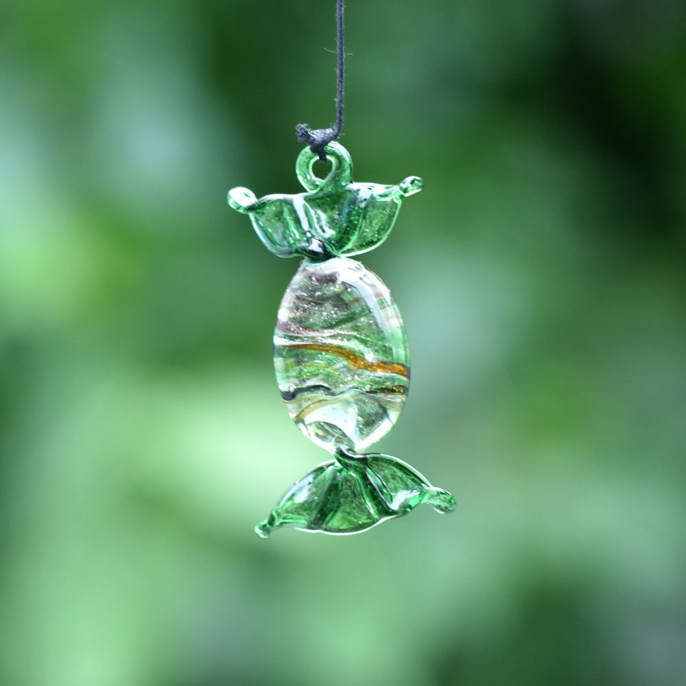 Assorted Multicolor Toffee Kids Christmas Tree Decoration Ornaments Set of 10 Pcs